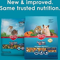 Kaytee Forti-Diet Pro Health Nourish+Protect Hamster & Gerbil Food, 3-lb bag slide 2 of 5