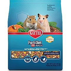 Kaytee Forti-Diet Pro Health Nourish+Protect Hamster & Gerbil Food, 3-lb bag