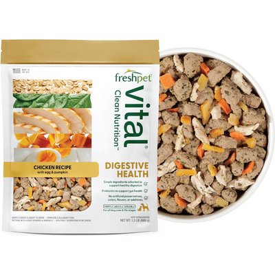 Freshpet Freshpet Vital Benefits Digestive Health Fresh Dog Food, 1.5-lb bag, case of 4