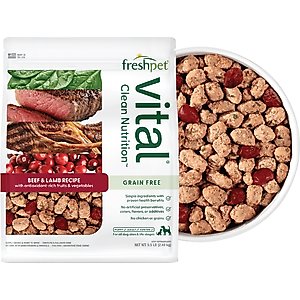 Freshpet Vital Beef & Lamb Grain-Free Fresh Dog Food, 5.5-lb bag