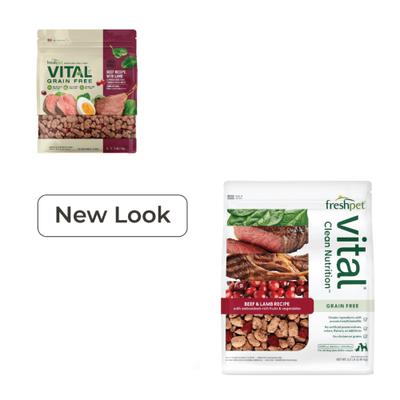 Show full view: Variety Pack - Freshpet Vital Beef & Lamb, 5.5-lb bag + Multi Protein Fresh Dog Food, 5.5-lb bag slide 7 of 10