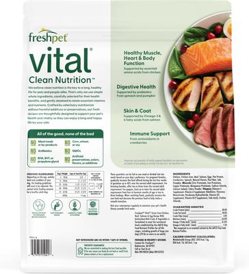 Show full view: Variety Pack - Freshpet Vital Multi Protein, 5.5-lb bag + Fresh Cuts Chicken Recipe Fresh Dog Food, 4.5-lb bag slide 4 of 10