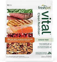 Freshpet Vital Chicken, Beef, Salmon & Egg Recipe Grain-Free Fresh Dog Food, 5.5-lb bag slide 2 of 8