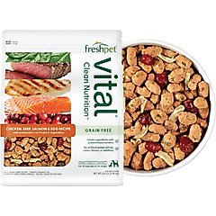 Freshpet Vital Chicken, Beef, Salmon & Egg Recipe Grain-Free Fresh Dog Food, 5.5-lb bag