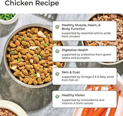 Show full view: Freshpet Vital Chicken Recipe Fresh Dog Food, 1.75-lb bag, case of 4 slide 6 of 10