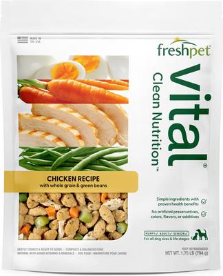 Show full view: Freshpet Vital Chicken Recipe Fresh Dog Food, 1.75-lb bag, case of 4 slide 3 of 10
