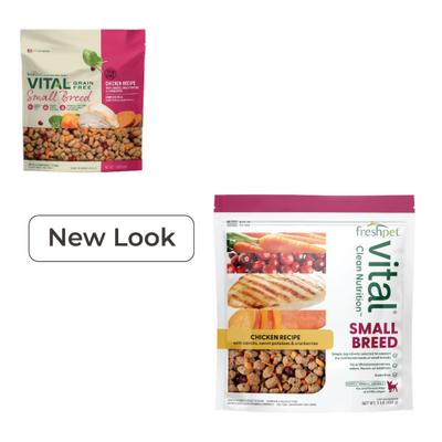 Show full view: Freshpet Dognation Turkey Bacon Fresh Treats + Vital Chicken Recipe Small Breed Fresh Dog Food slide 3 of 10