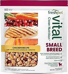 Freshpet Vital Chicken Recipe Grain-Free Small Breed Fresh Dog Food, 1-lb bag, case of 6 slide 2 of 8