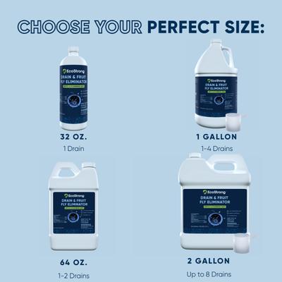 Show full view: EcoStrong Drain & Fruit Fly Eliminator, 1-gal bottle slide 9 of 9