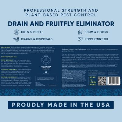 Show full view: EcoStrong Drain & Fruit Fly Eliminator, 1-gal bottle slide 8 of 9