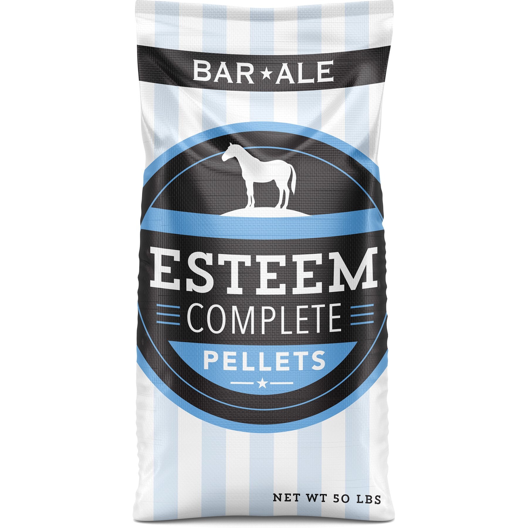 Bar ALE Esteem Complete Senior Pellet Horse Feed, 50-lb bag