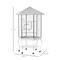 Show in main carousel: PawHut 77-in Aviary Bird Cage, White slide 3 of 9