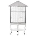 PawHut 77-in Aviary Bird Cage, White
