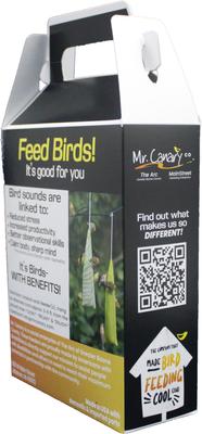 Show full view: Mr. Canary Co. Pair of Socks Finch Sock Feeders, Yellow, 12-oz, 2 count slide 7 of 10