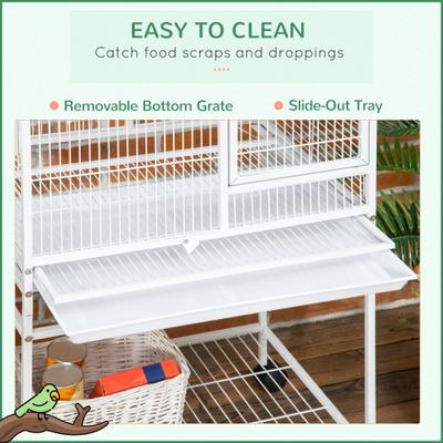 Show full view: Little Pals 55-in Rolling Stand Parrot Cage slide 5 of 9