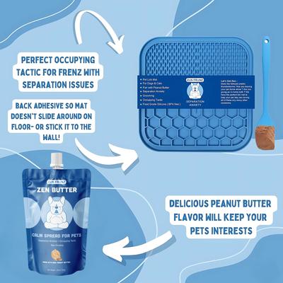 Show full view: Zen Frenz Zen Butter Peanut Butter Spread Calming Supplement with Resealable Pouch for Pets, 20-oz slide 7 of 9