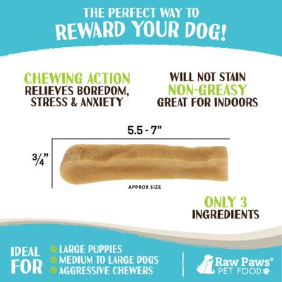 Show full view: Raw Paws Himalayan Yak Dog Chews, Large, 4 count slide 4 of 8