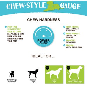 Raw Paws Himalayan Yak Dog Chews, Large, 4 count