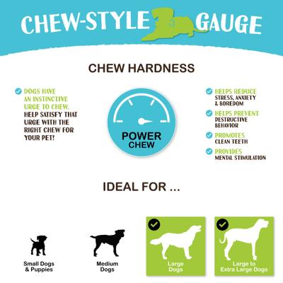 Show full view: Raw Paws Himalayan Yak Dog Chews, Large, 4 count slide 6 of 8