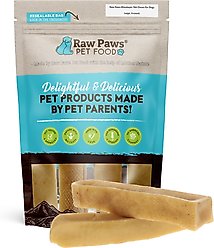Raw Paws Himalayan Yak Dog Chews, Large, 4 count