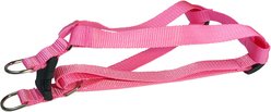 Sassy Dog Wear Nylon Webbing Dog Harness, Pink, Large: 1-in wide, Adjusts 23-35-in