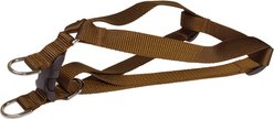 Sassy Dog Wear Nylon Webbing Dog Harness, Brown, Large: 1-in wide, Adjusts 23-35-in