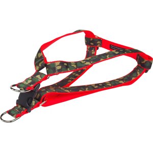 Sassy Dog Wear Camouflage Dog Harness, Orange, X-Small: 1/2-in wide, Adjusts 8-16-in