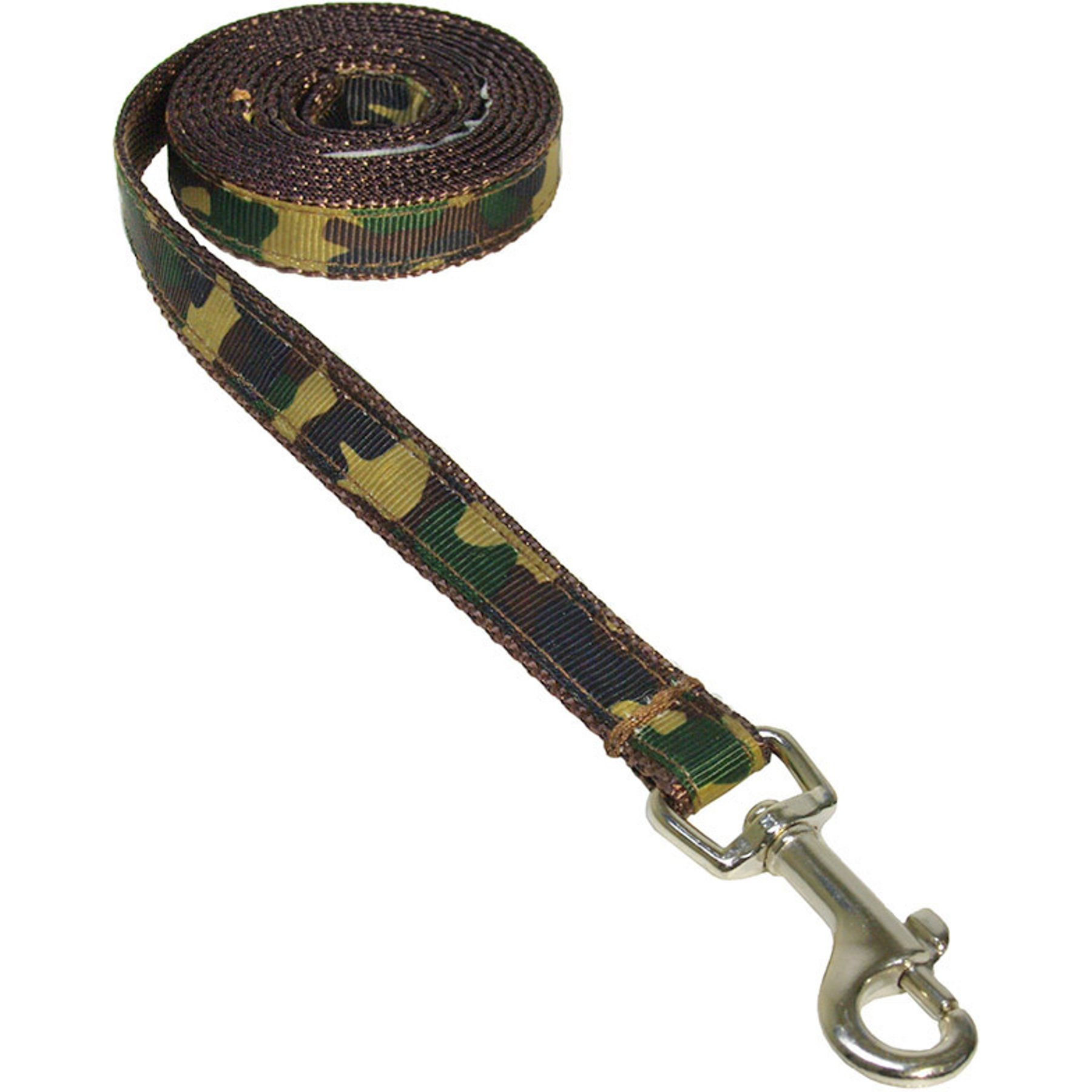 Sassy Dog Wear Camouflage Dog Leash, Green, X-Small: 1/2-in wide, 4-ft long
