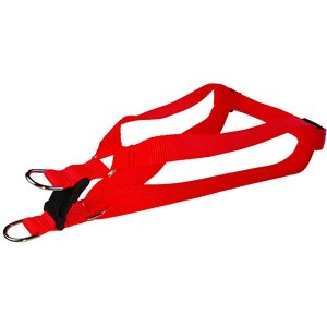 Sassy Dog Wear Neon Nylon Webbing Dog Harness, Orange, X-Small: 1/2-in wide, Adjusts 8-16-in