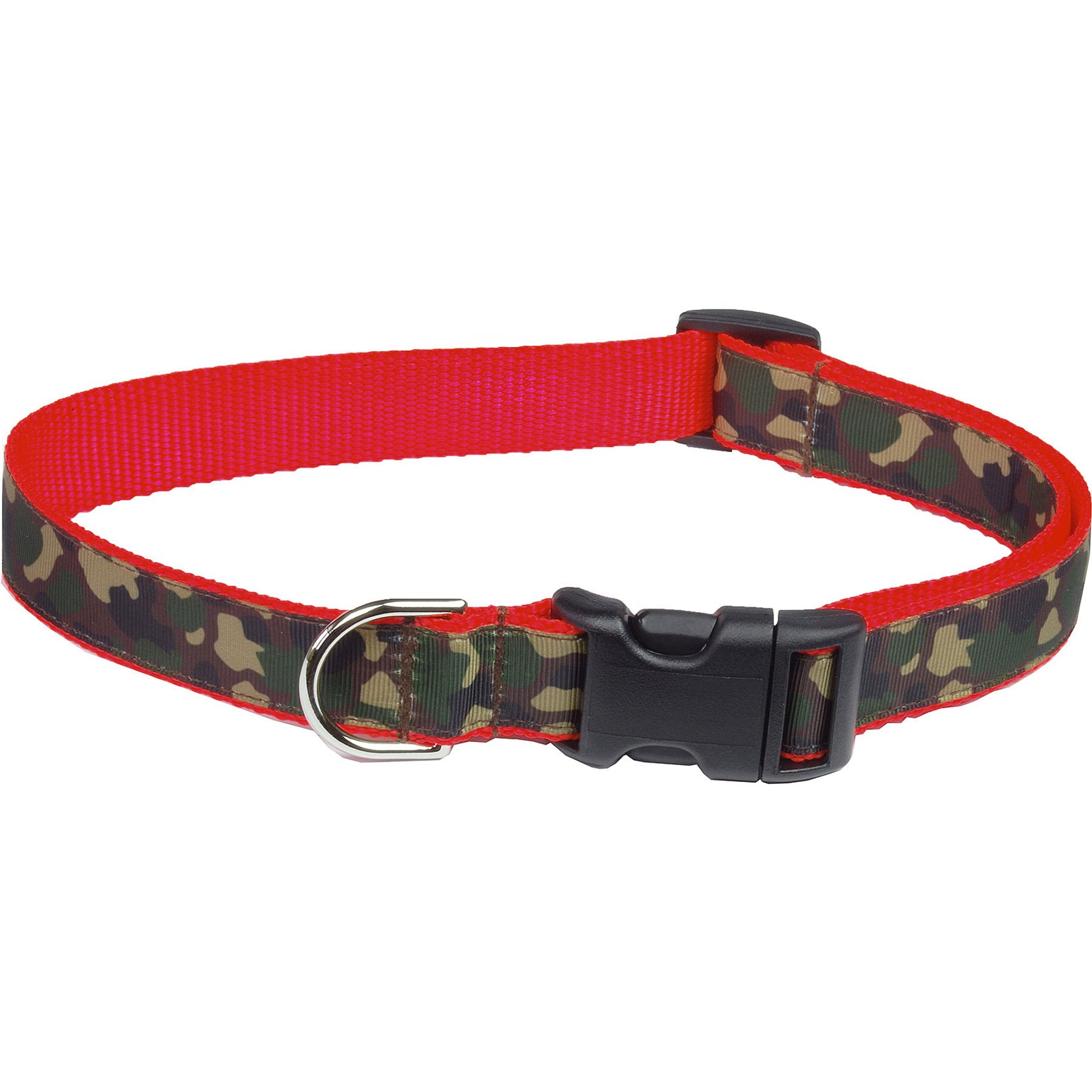 Sassy Dog Wear Camouflage Dog Collar, Orange, X-Small: 1/2-in wide, Adjusts 6-12-in