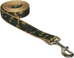 Sassy Dog Wear Camouflage Dog Leash, Green, Small: 3/4-in wide, 4-ft long