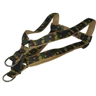 Sassy Dog Wear Sassy Dog Wear Camouflage Dog Harness, Green, Small: 5/8-in wide, Adjusts 15-21-in