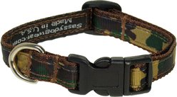 Sassy Dog Wear Camouflage Dog Collar, Green, X-Small: 1/2-in wide, Adjusts 6-12-in
