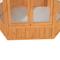 Show in main carousel: PawHut Large Bird Cage Aviary with Handle & Wheels, Brown, 59 x 59 x 69.75-in slide 9 of 9