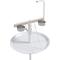 Show in main carousel: PawHut Portable Bird Play Stand, White, 23.5 x 23.5 x 54.25-in slide 7 of 10