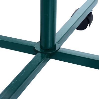 Show full view: PawHut Bird Play Stand with Wheels, Green, 23.5 x 23.5 x 48-in slide 7 of 9