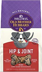 Old Mother Hubbard by Wellness Mother's Solutions Hip & Joint Natural Oven-Baked Biscuits Dog Treats, 20-oz bag