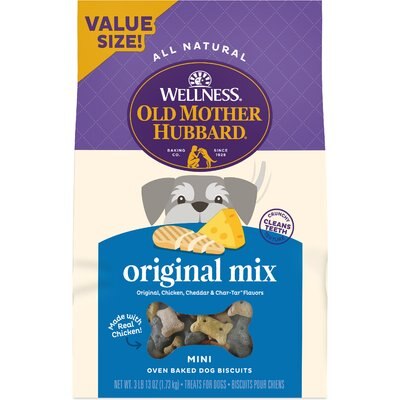 Old Mother Hubbard Old Mother Hubbard Classic Biscuits Baked Dog Treats, Mini, 3.8-lb bag