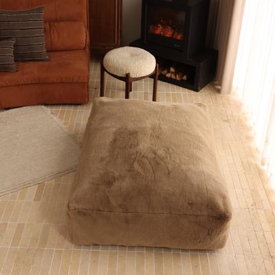 Show full view: Allisandro Luxurious Faux Fur Orthopedic Pillow Dog Bed, Brown, Large slide 4 of 9