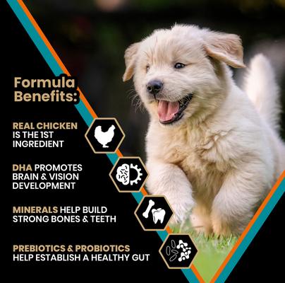 Show full view: VICTOR Classic Hi-Pro Plus Large Breed Puppy Dry Dog Food, 15-lb bag slide 3 of 11