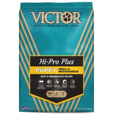 VICTOR VICTOR Classic Hi-Pro Plus Small & Medium Breed Puppy Dry Dog Food, 15-lb bag
