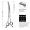 Show in main carousel: HASHIMOTO Curved Thinning Dog & Cat Grooming Shears, Silver, 7.0-in slide 2 of 5