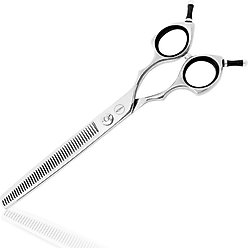 HASHIMOTO Blending Dog & Cat Grooming Shears, Silver, 7.0-in