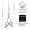 Show in main carousel: HASHIMOTO Straight Dog & Cat Grooming Scissors, Silver, 7.0-in slide 2 of 5