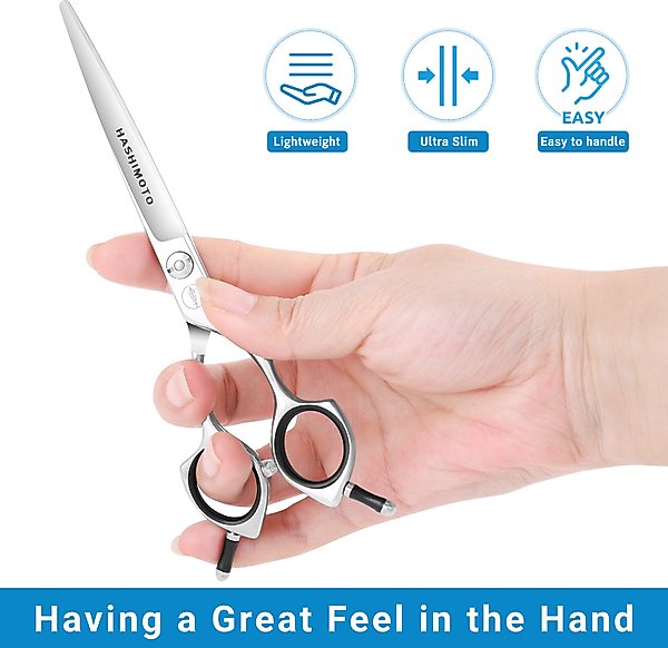 HASHIMOTO Curved Dog & Cat Grooming Scissors