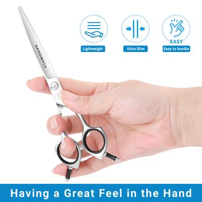 Show full view: HASHIMOTO Curved Dog & Cat Grooming Scissors, Silver, 6.5-in slide 3 of 7