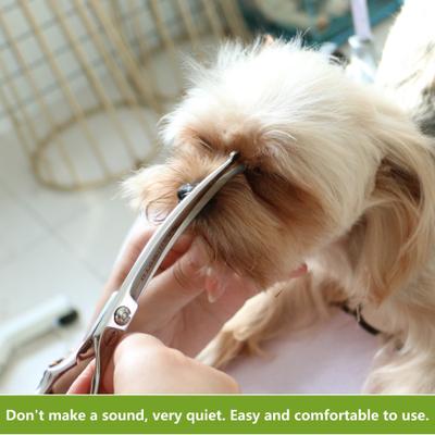 Show full view: HASHIMOTO Curved Dog & Cat Grooming Scissors with Safety Round Tips, Silver, 6.5-in slide 5 of 5