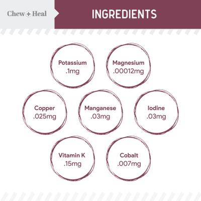 Show full view: Chew + Heal Senior 12-In-1 Advanced Multivitamin Soft Chews Supplement for Senior Dogs, 120 count slide 6 of 11