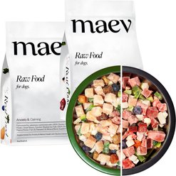 MAEV Anxiety & Calming Human-Grade Raw Frozen Beef & Chicken Variety Pack Dog Food, 10-lbs Beef, 5-lbs Chicken