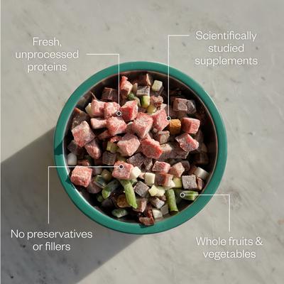 Show full view: MAEV Anxiety & Calming Human-Grade Raw Frozen Beef & Chicken Variety Pack Dog Food, 10-lbs Beef, 5-lbs Chicken slide 8 of 9